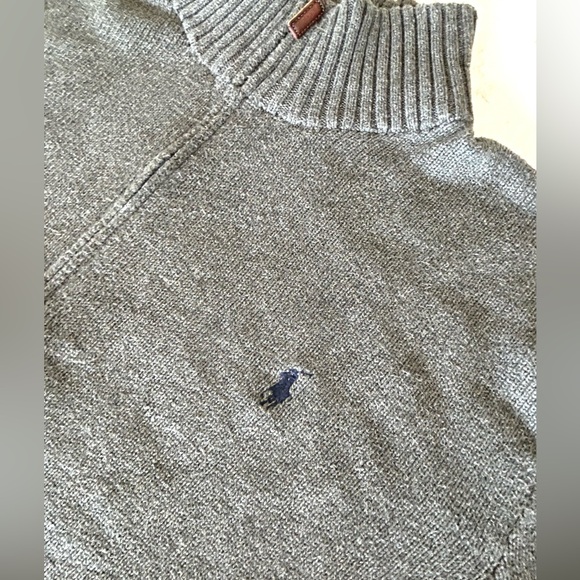 POLO Ralph Lauren Men’s Quarter-Zip 100% Cotton Sweater Sz XXL (men’s) - Picture 3 of 10
